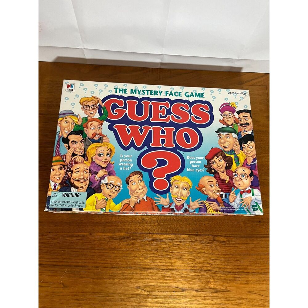 1998 Guess Who Game by Milton Bradley in Very Good Condition Missing 1 Card